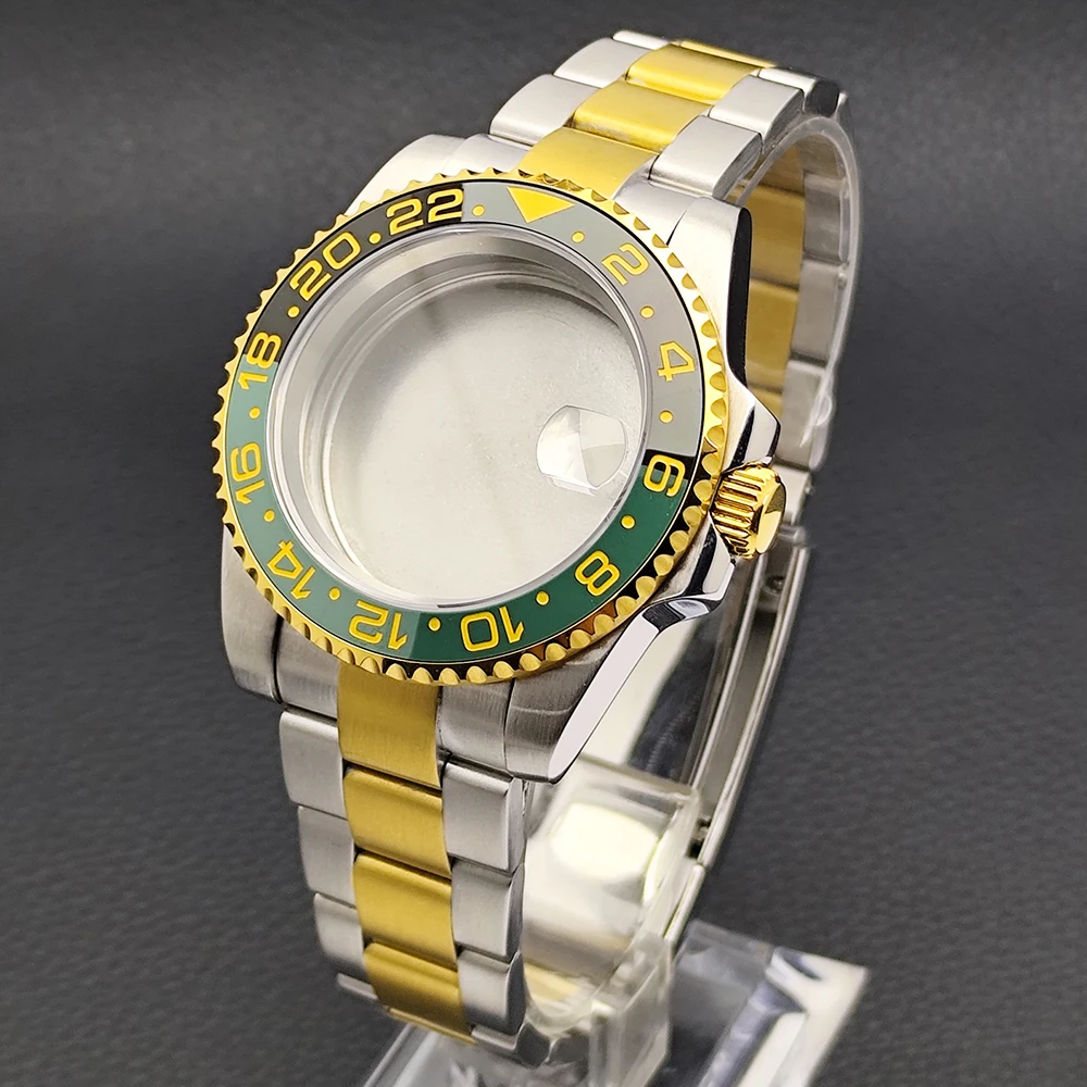 20mm Hochwertiges GMT-Uhrenarmband aus Stahl, Herren-Uhrenzubehör, Ersatzarmband, passend für GMT-Gehäuse, Faltschließe, Uhrenteil – Detail 2