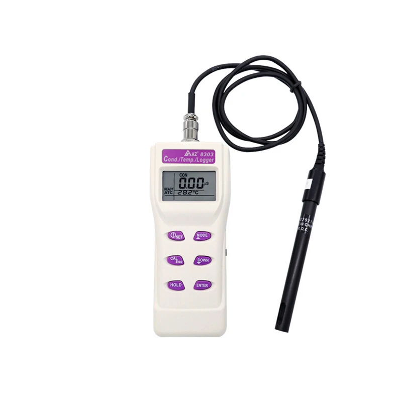 AZ8303 Portable Digital Conductivity Cond. Water Quality Tester, Conductivity Meter Temperature Tester 2 in1