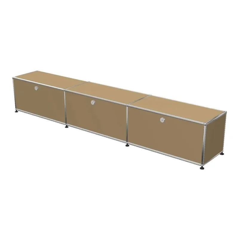 Modern environmentally friendly and durable large-capacity stainless steel lockers, home furniture, living room, bedroom