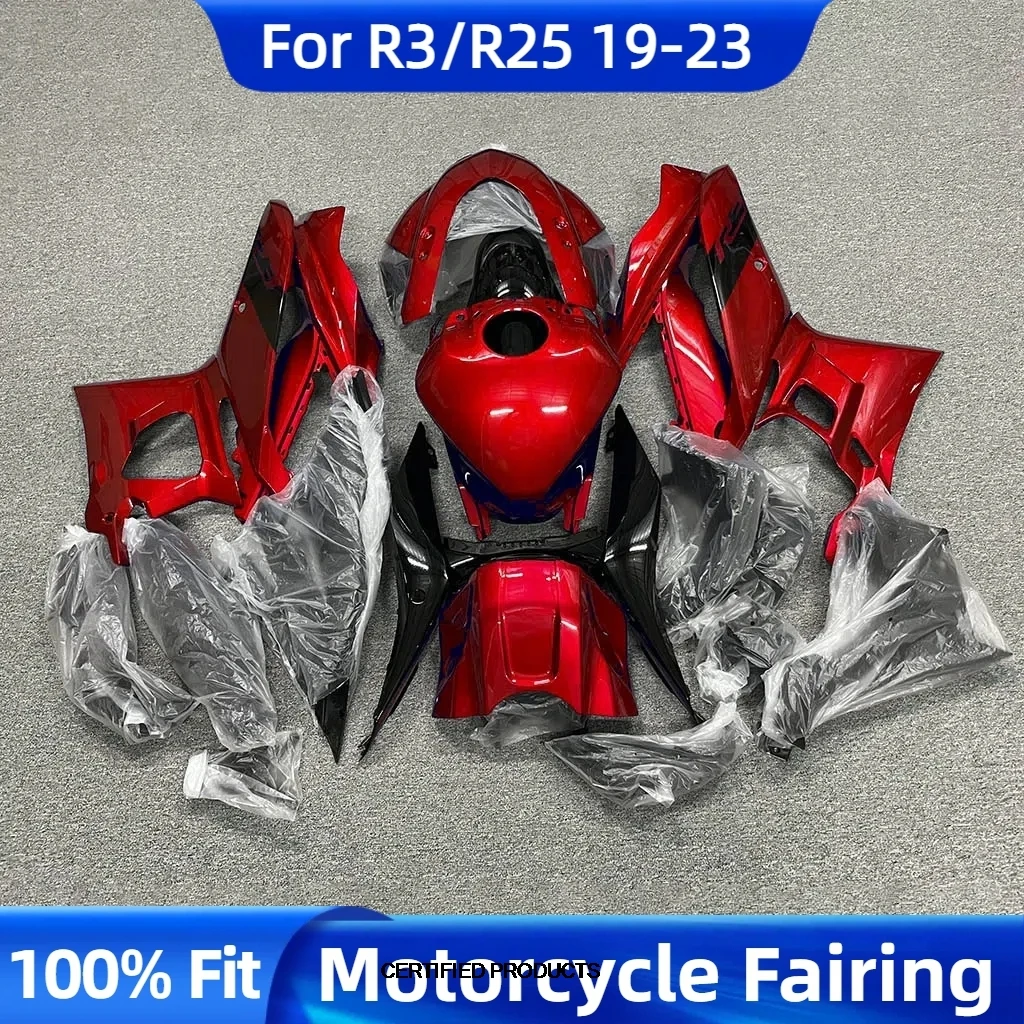 

Новый комплект обтекателей нового стиля для Yamaha YZF R3 R25 2019 2020 2021 2022 2023 гг., впрыск АБС-пластика YZFR3 19-23, детали для восстановления