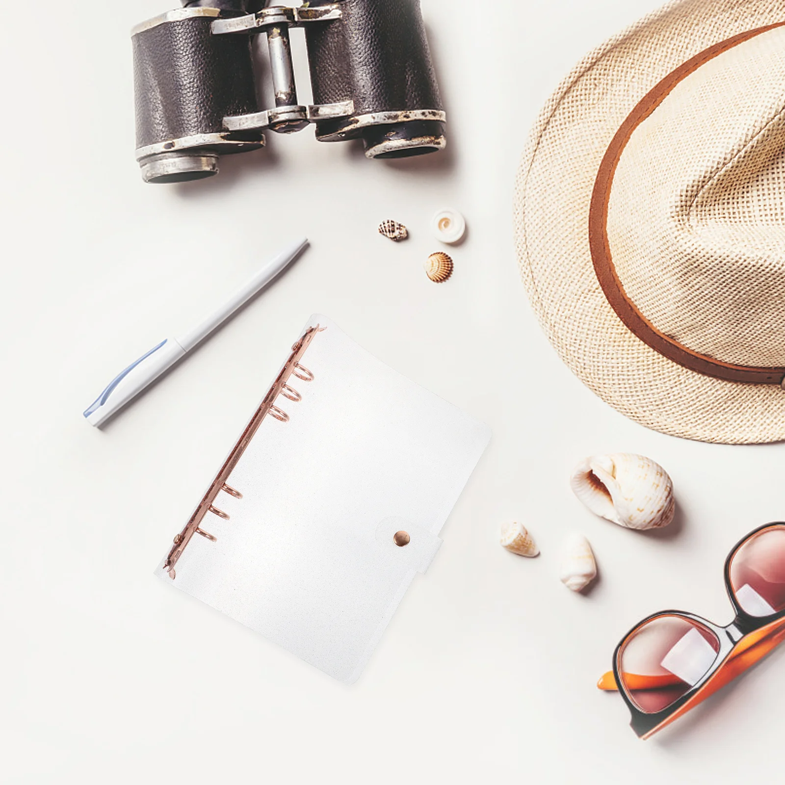 Premium PVC Notebook Shell Sturdy Handbook Protector for Office School Use Lightweight Notepad to Carry Journal