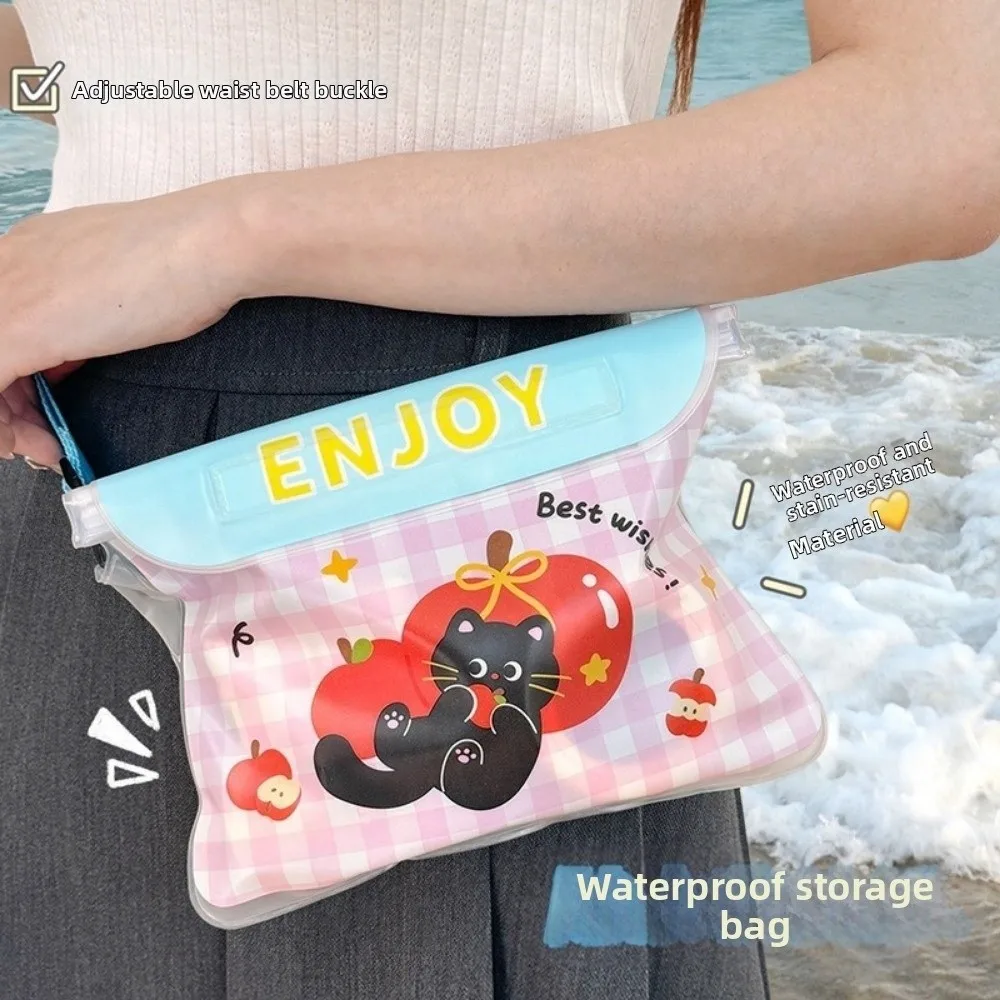 Large Capacity Waterproof Phone Case Adjustable Touch Screen Swimming Waist Pack Mobile Belt Bag With Waist Strap view 3