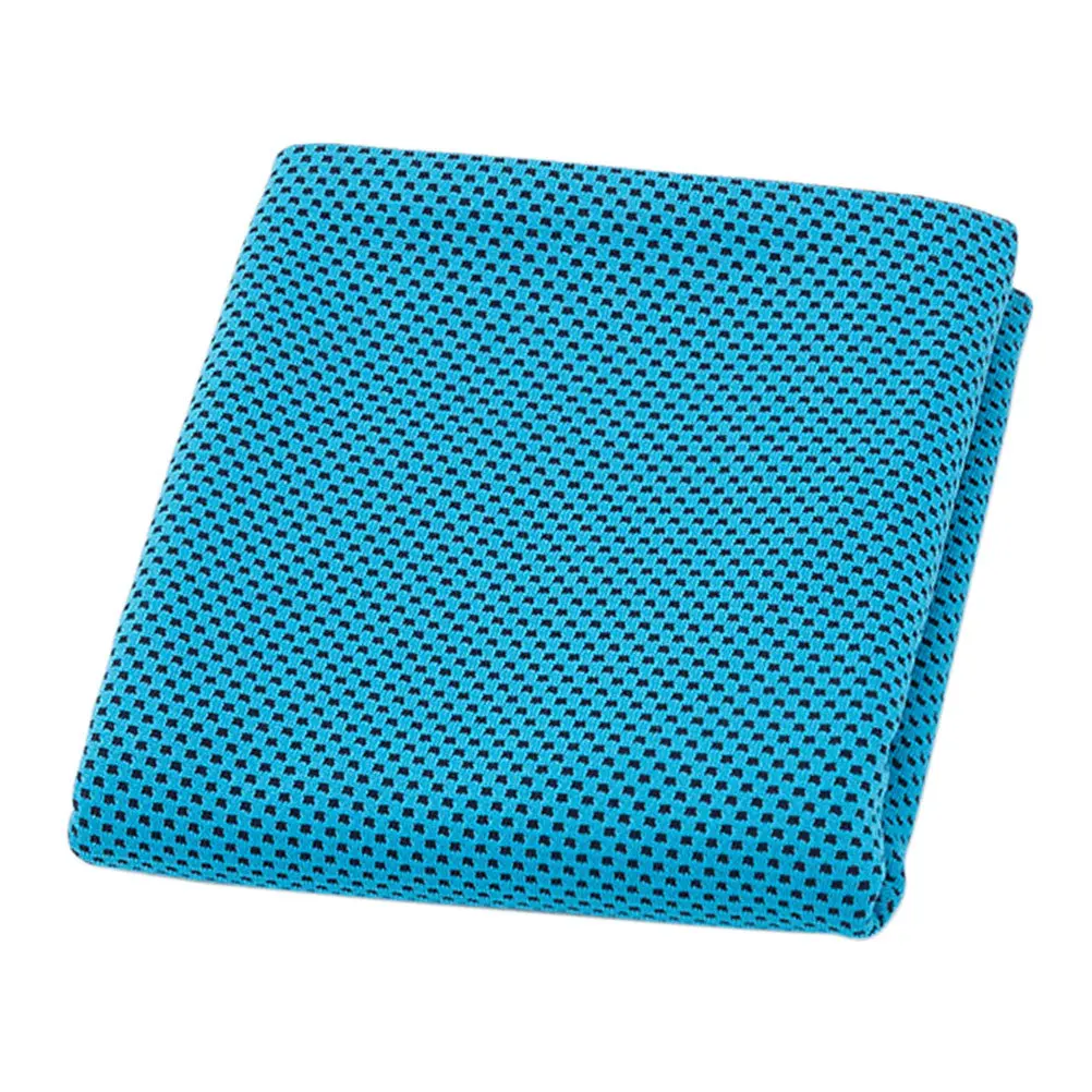 1 قطعة منشفة تبريد الجليد منشفة قماش شبكية مبخرة للغاية لمضات ساخنة للتدريب على اللياقة البدنية أداء سريع الجفاف