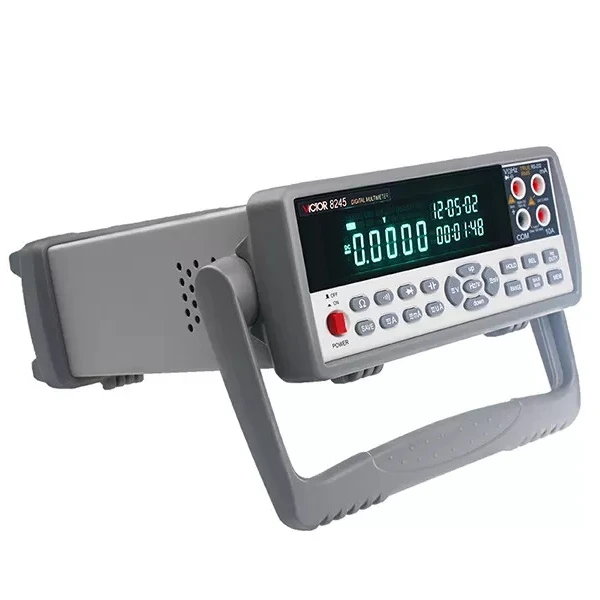 VICTOR 8245 4 1/2 digit LCD Display Bench Type True RMS Manual range AC DC USB Interface