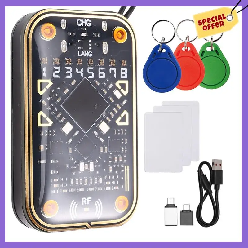 

-A96Z Chameleon Ultra V2.0 RFID Smart Chip Reader Emulator 125Khz 13.56Mhz Card Decode NFC Duplicator+3Xcuid Keychain/Card