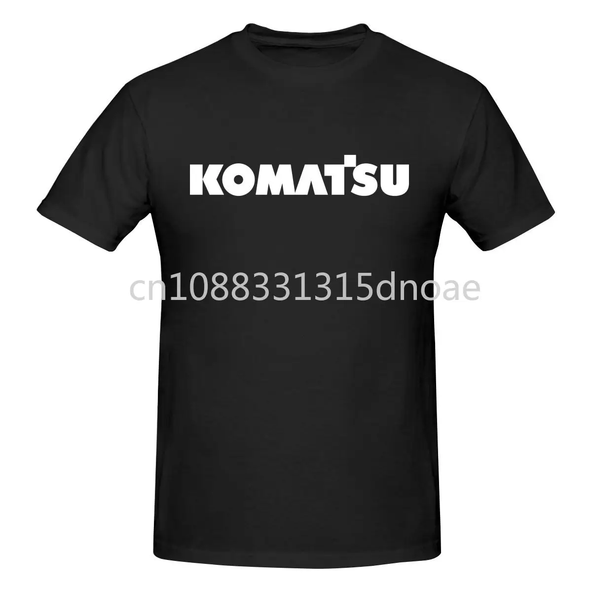 

Komatsu T-shirt Men Print Round Neck T-shirt Summer Fashion Short Sleeve Cotton T Shirt