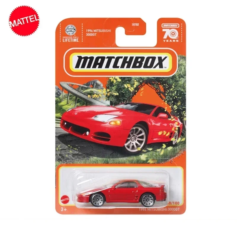 Original Mattel Matchbox Car 1/64 Metal Diecast 70 anni 68/100 1994 Mitsubishi 3000GT Model Vehicle Toys for Boy Collection Gift