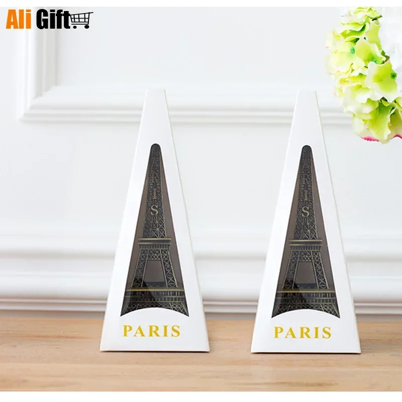 Vintage Bronze Tone Paris Eiffel Tower Figurine Statue Alloy Model Decor Home Furnishing Household Desktop Decro 8-48 Cm Decor