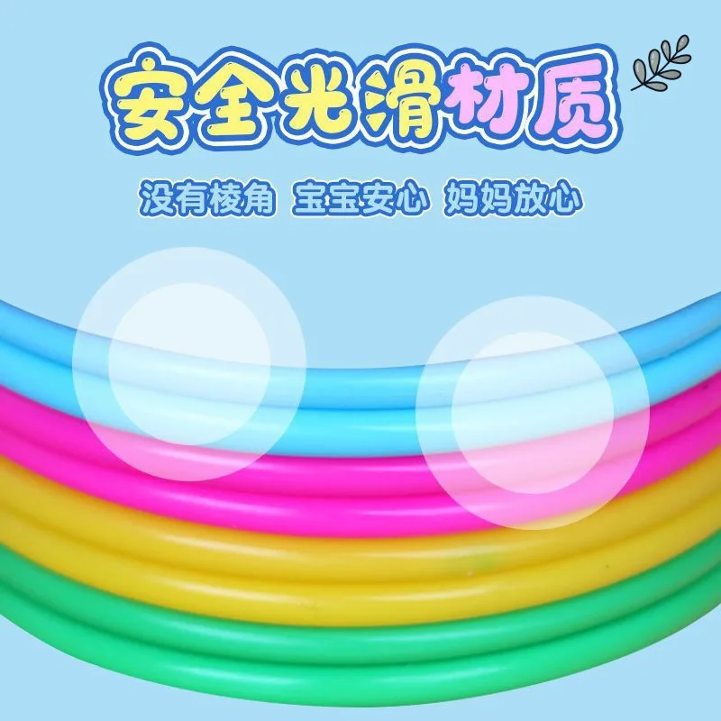 10 stücke Kunststoff Ringe Spiel Kinder Ring Werfen Booth Karneval Outdoor Sport Spielzeug Werfen Geschwindigkeit Agility Training Spiele Zufällige Farbe