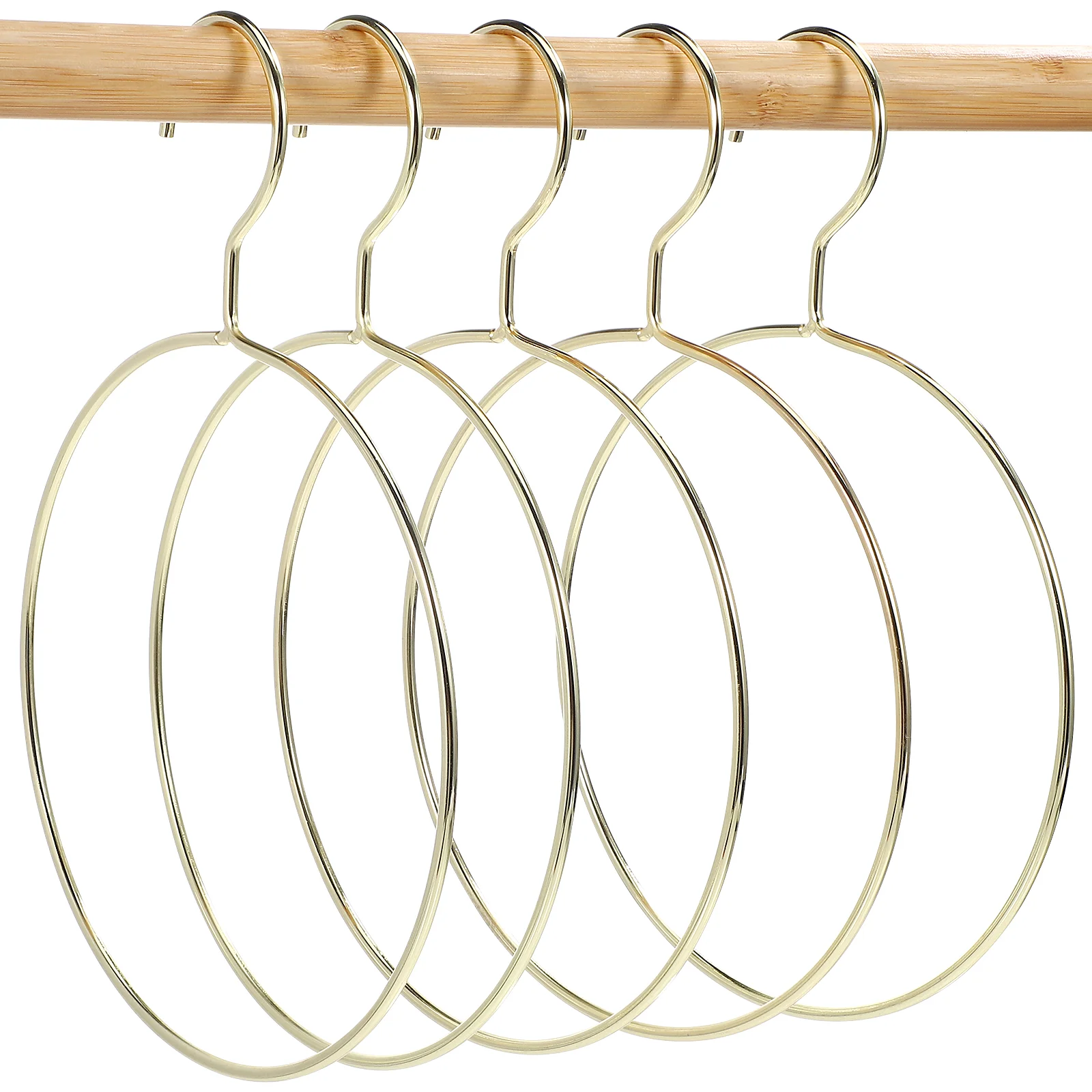 5 Pcs Clothes Drying Racks Adults' Hangers Towel Fashion Wardrobe Golden Home Child