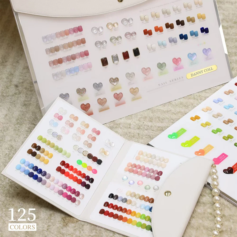 125 colori smalto Gel di fascia alta Set di Gel UV con Display a colori libro forniture per unghie con vernice semipermanente per Nail Art professionisti