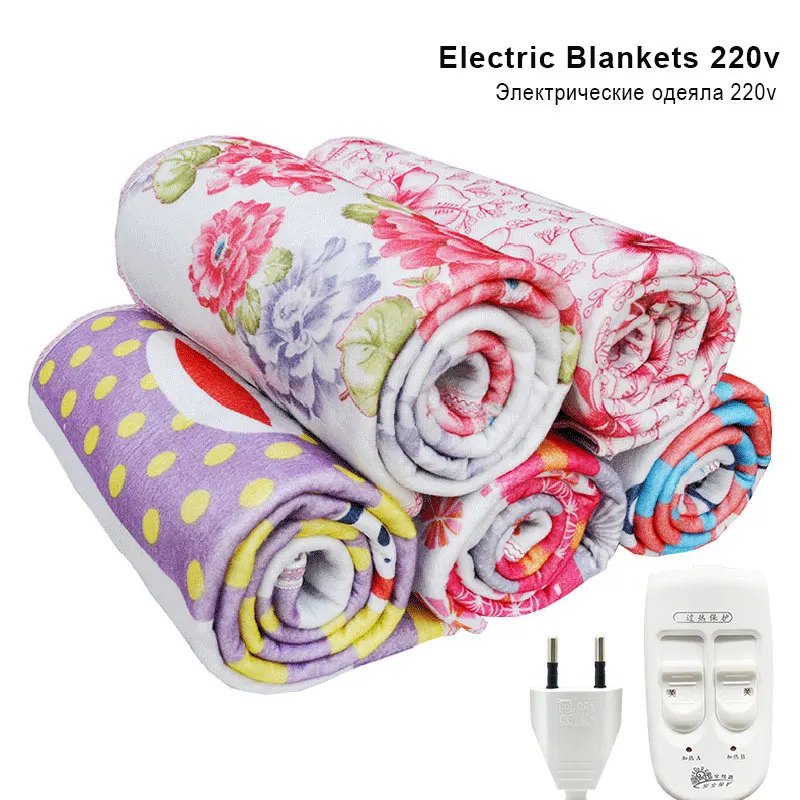 Electric Blanket 220V Automatic Electric Heating Thermostat Throw Blanket Double Body Warmer Bed Mattress Electric Heated Carpet