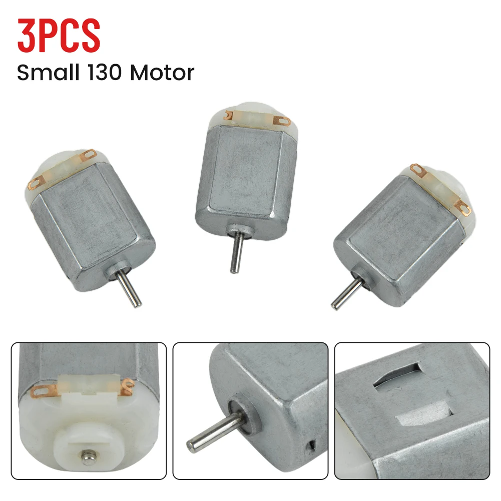 Brand New Electric Machinery Tools 130 Motor Miniature Motor 17000-18000 Rpm 38*20*15mm 3pcs/set For Toy Car DIY