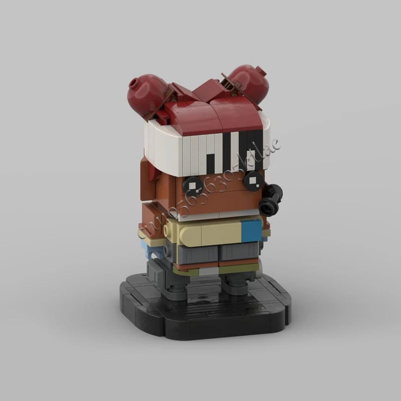 208 PCS MOC Personalizza Famosi personaggi del gioco Serie Lifeline Brickheaded Set Assemblaggio fai da te Giocattoli Collezione regalo per bambini Display