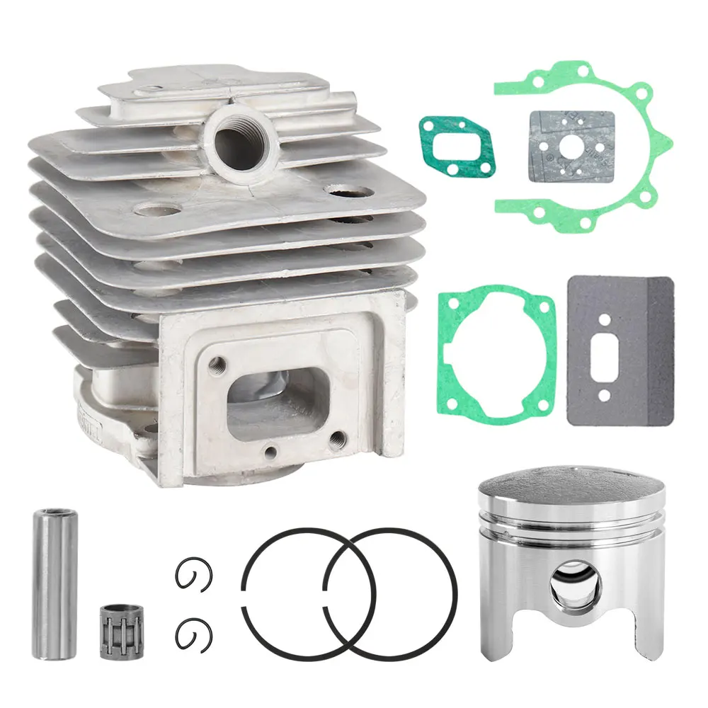 

40MM Cylinder Piston Kit 43CC 52CC 1E44F-5 44F-5 44-5 BG520 CG520 CG430 1E40F-5 40-5 Garden Tools Rebuled Trimmer Parts