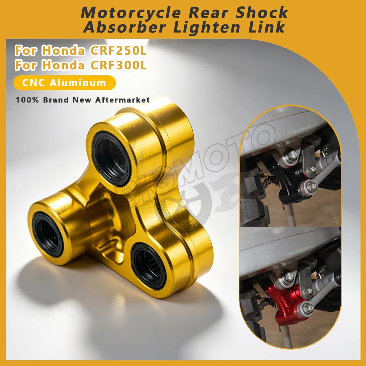 CRF250L CRF300L Rear Suspension Shock Absorber Arm Linkage Triangle Lever For Honda CRF 250L 300L CRF-250L CRF-300L Rocker Arm
