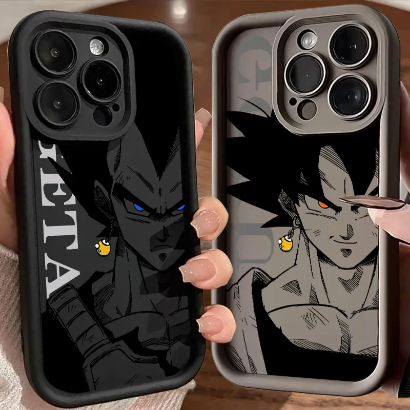 

Dragons Balls Z Vegeta GOKU Anime Soft Case For iPhone 17 11 15 16 13 Pro Max 14 Plus 12 16 Pro 16E 17AIR Shockproof Phone Cover