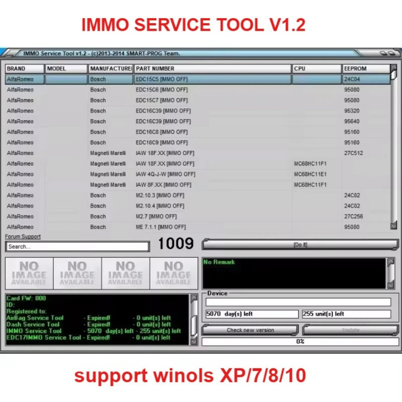 2025 hot sell! Newest selling Edc 17 IMMO SERVICE TOOL V1.2 PIN Code and Immo off Works without Registration IMMO SERVICE 1.2