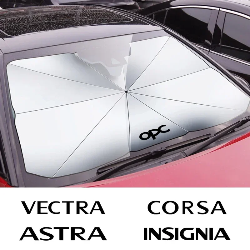 Car Front Shading Car Windshield Sunshade Umbrella For Opel OPC OPCline Adam ASTRA Combo CORSA Grandland INSIGNIA MOKKA Meriva