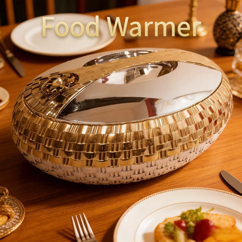Luxury Premium Insulated Hot Pot Casserole 4L 5L 6L 3PCS Set Food Travel Food Warmer Food Storage Container For Home Camping Use
