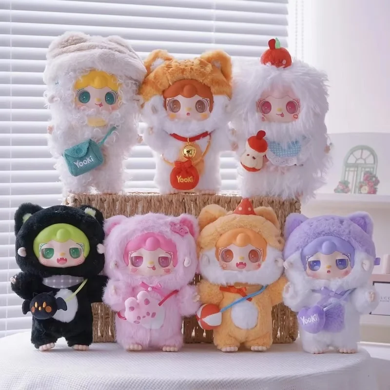 

Yooki V2 Kitten Kindergarten Series Plush Blind Box Exquisite Doll Companion Doll Hfluffy Doll Ornament Surprise Mysterybox Gift