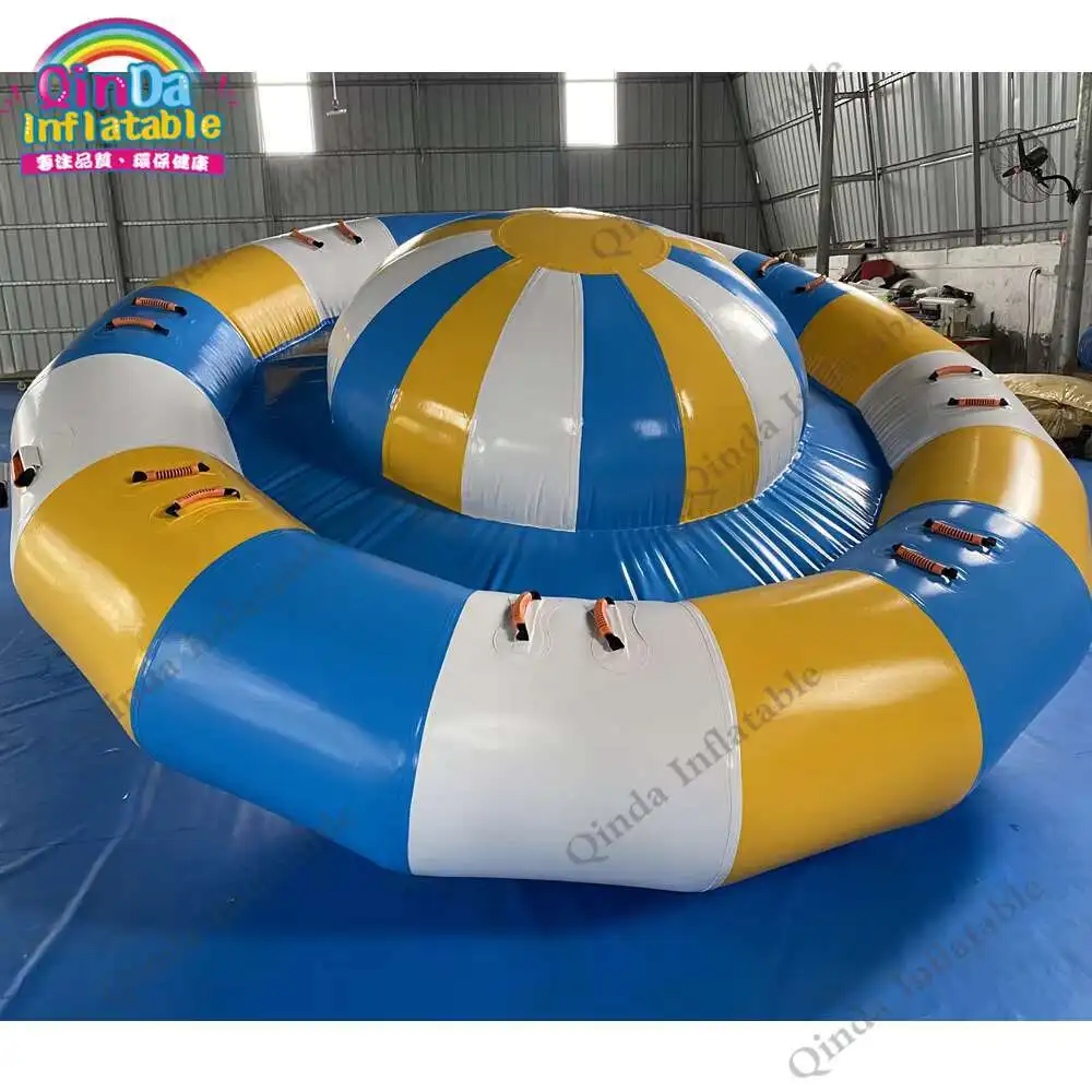Barco remolcable de discoteca inflable de la mejor calidad, balancín inflable de Saturno de agua de 3,5 M de China