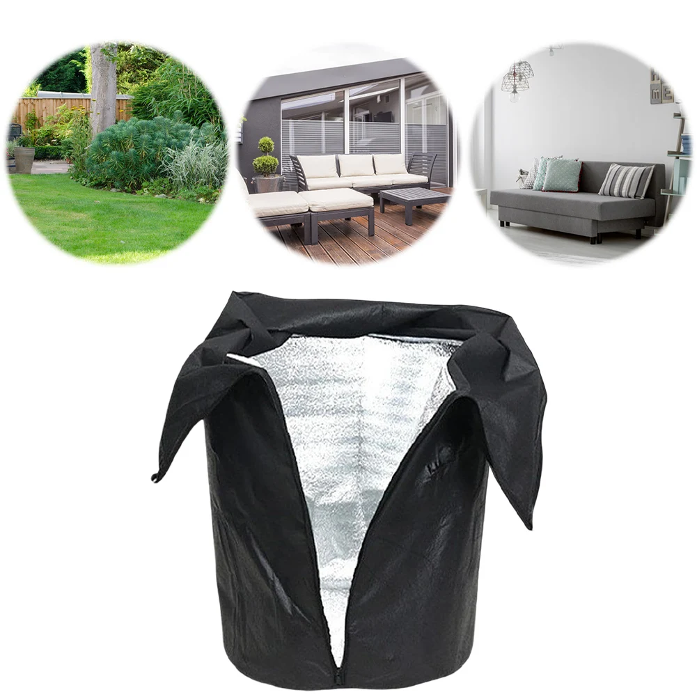 2 Pcs Frost Protection Bags Thermal Pot Protector 50 X 45 Cm Winter Pot Protector Plant Insulation Cover Garden Antifreeze Tools