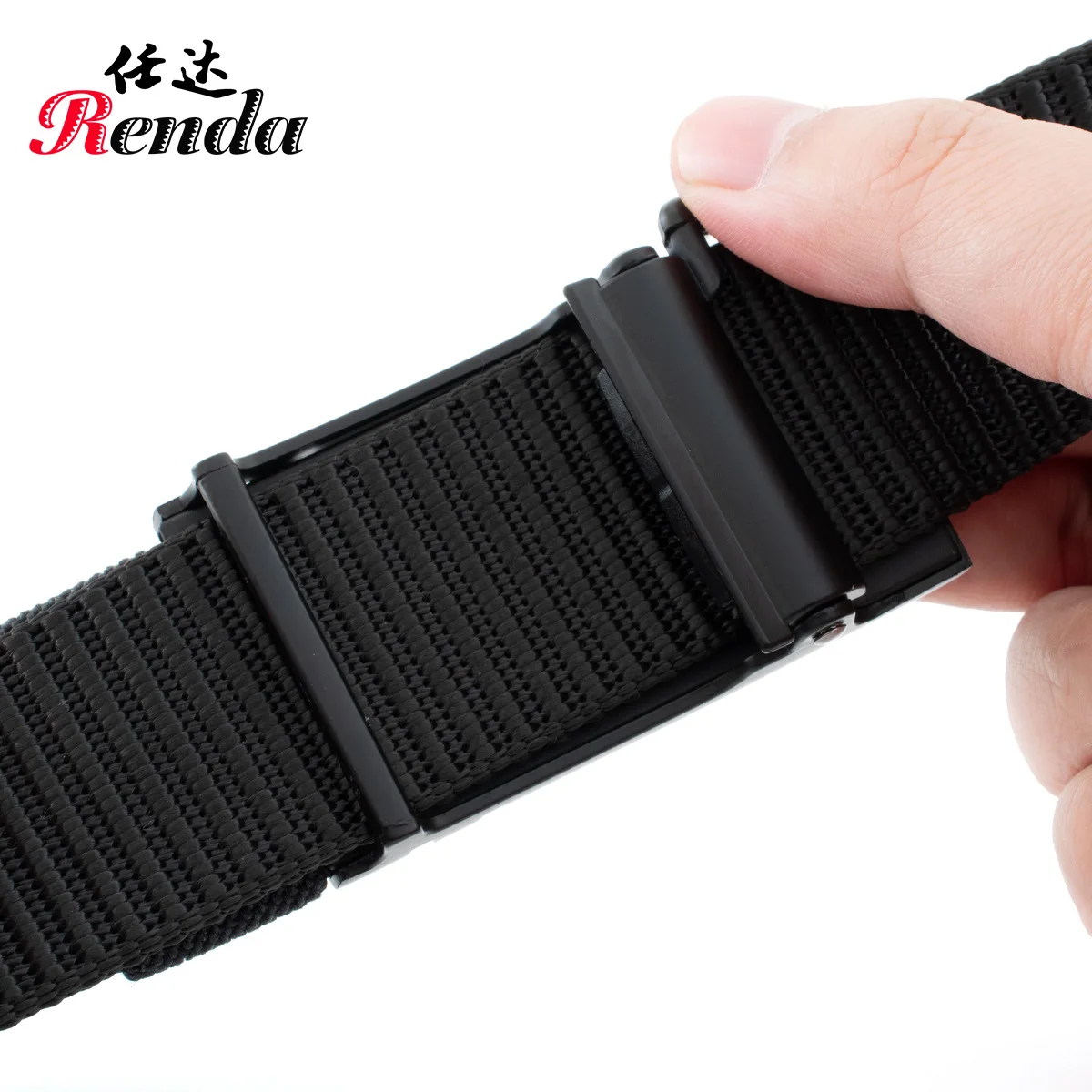 3.4 سنتيمتر X 120 سنتيمتر طالب سير من القنب سبيكة بلا أسنان التلقائي مشبك عادية العصرية كل مباراة الرجال أسود أخضر الملابس والاكسسوارات #3