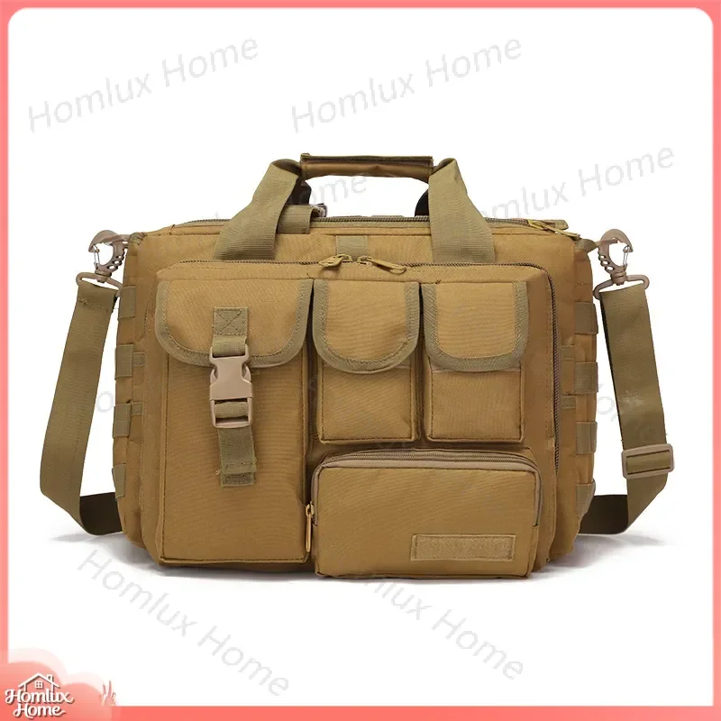 Camouflage Oxford Cloth Laptop Bag Multifunctional Outdoor Briefcase SLR Photography Notebook Shoulder Messenger Bag for Men