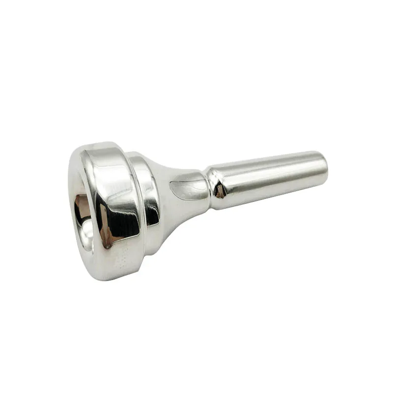 Brass and silver plated mouthpiece accessories for cornet mouthpieces