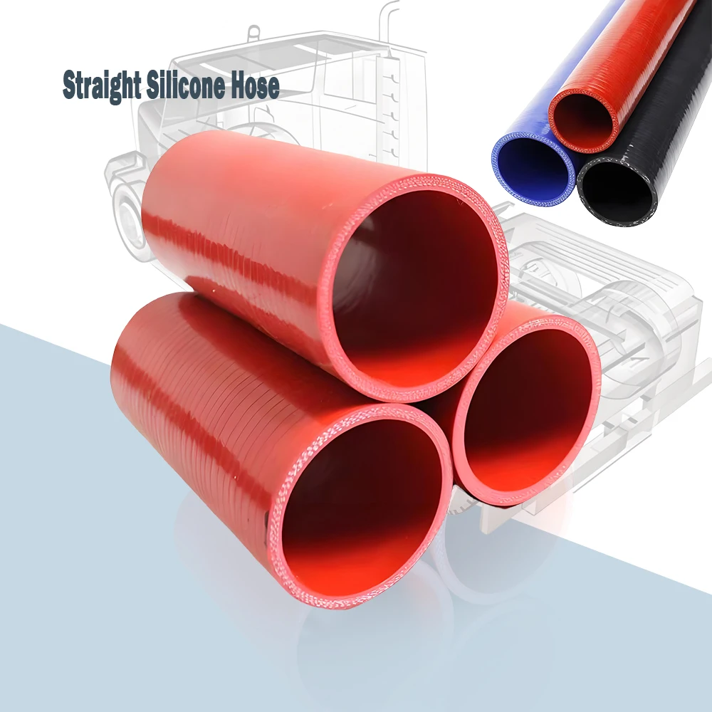 Straight Silicone Intercooler Tube Pipe Coolant Hose Reinforced High Temp Car Silicone Hose turbocharger connection pipe