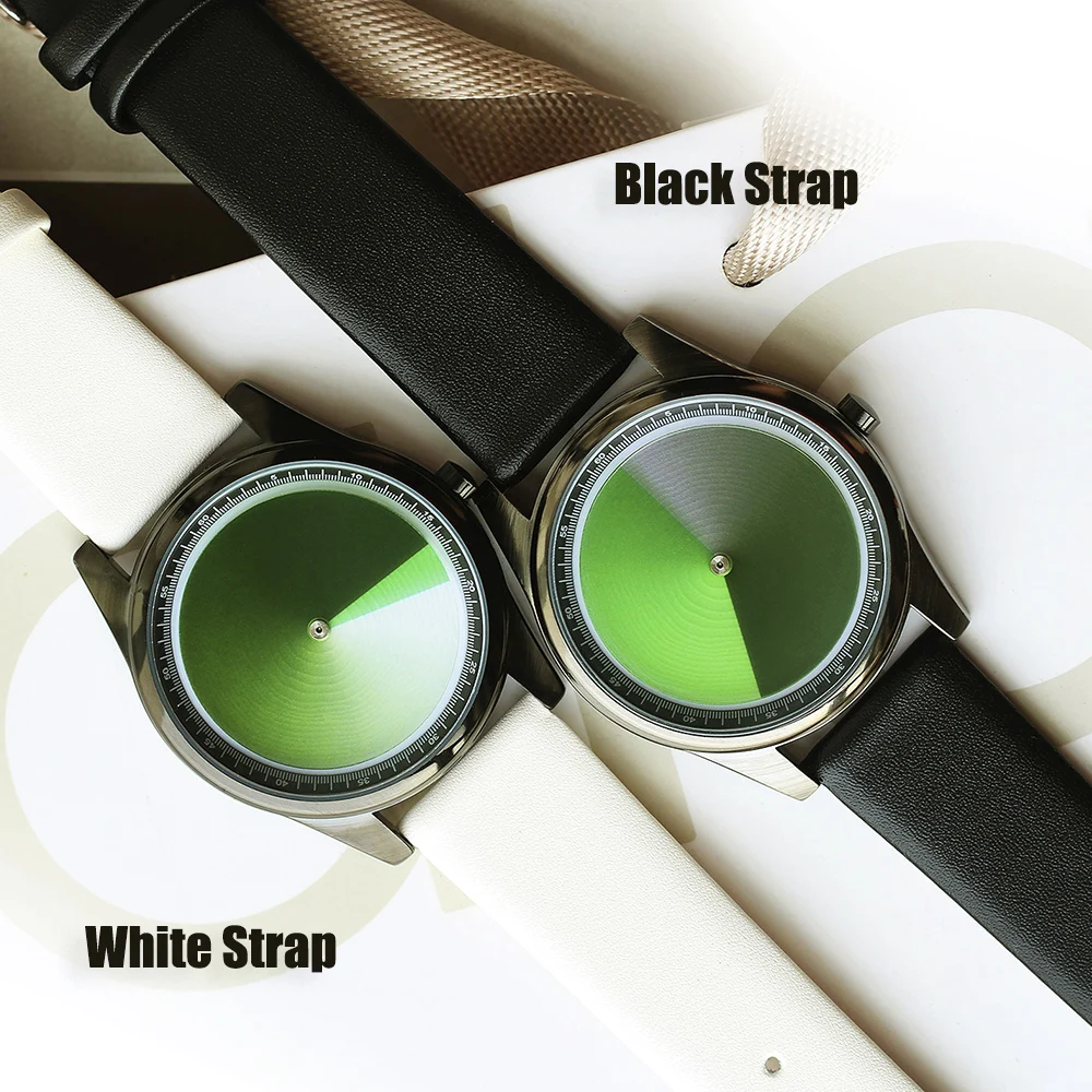 Enmex Individualisierung spezielle design armbanduhr ändern dail blau design neutral coole mode quarz uhr männer uhr