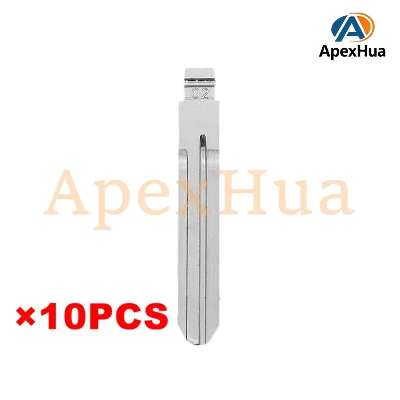 Middle slot No. 02 car key embryo is suitable for modified embryos such as Toyota, External Tooth, Camry, Corolla, etc