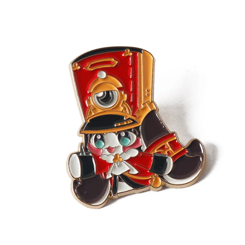 Game Honkai Star Rail Enamel Pins Pom Pom Shield Badges Brooches For Women Men Backpack Clothes Lapel Pins Jewelry Gifts
