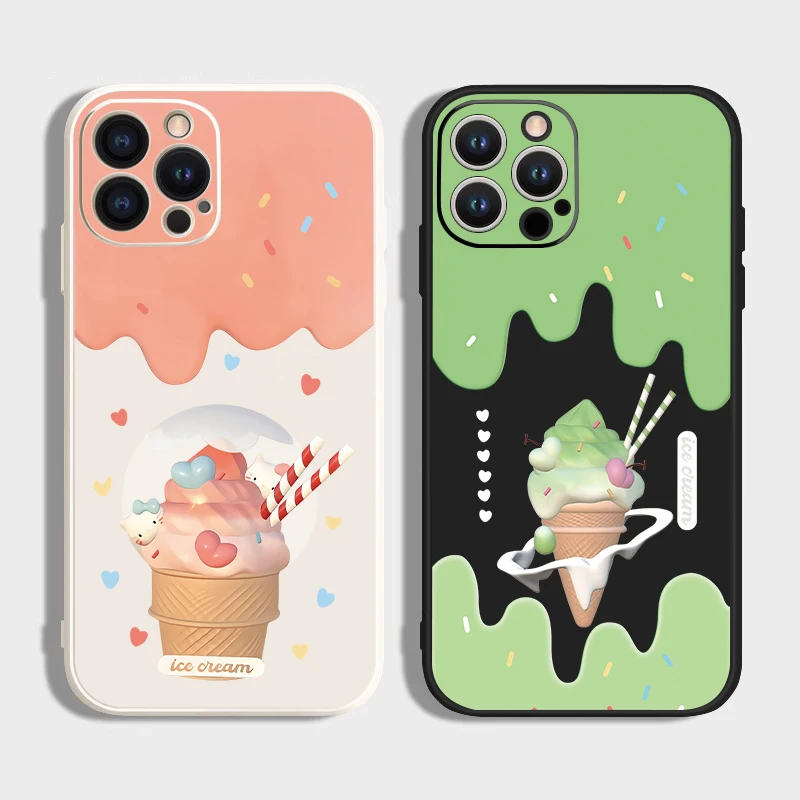 

Smiley Doodle Color For IPhone 16 Pro Max 15 Pro 14 13 12 Mini 11 XS Max XR 7 8 Plu SE 2022 Ferrous Soft Shell Phone Case