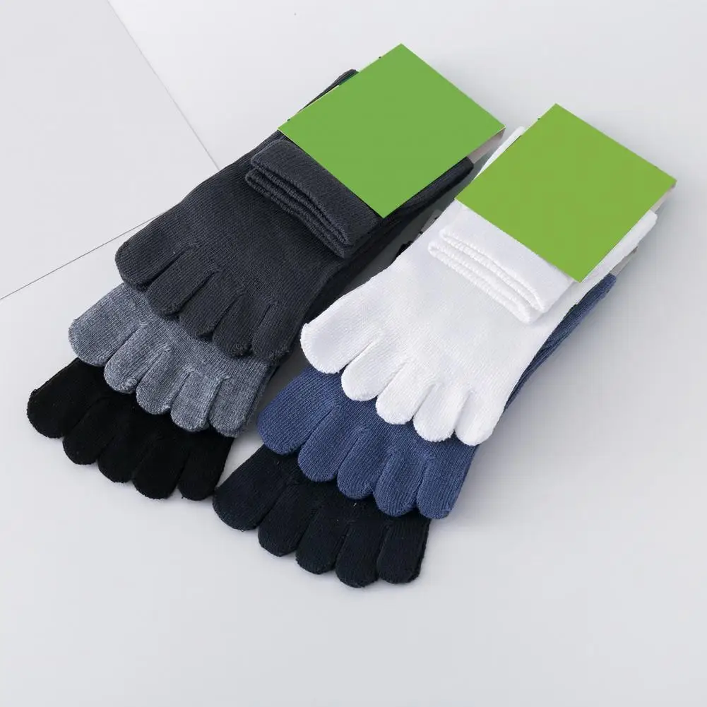 

Cotton Blend Socks Men's Split Toe Anti-slip Sport Socks with High Elasticity Sweat Absorption for Daily Wear 1 Pair Sdult Daily