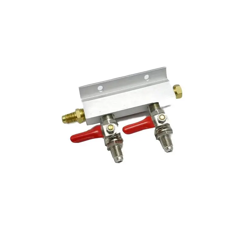 KegLand Gas Line Manifold Splitter  2 Ways (MFL Thread)