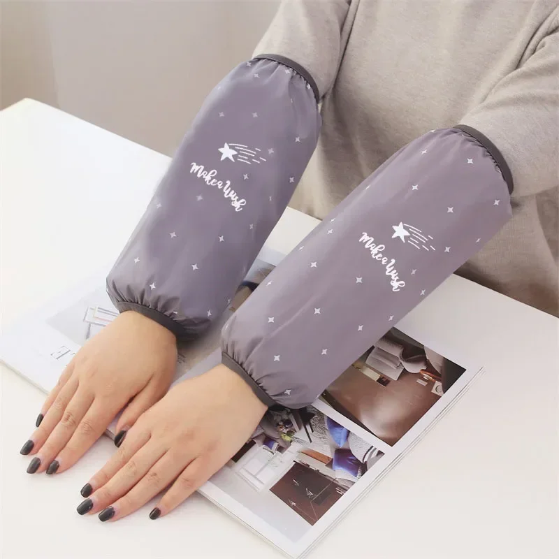 Waterproof Oilproof Oversleeves Housework Cleaning Anti-Dirty Sleeve Sleeve Cuff Protection Kitchen Apron Accessories 30*17cm