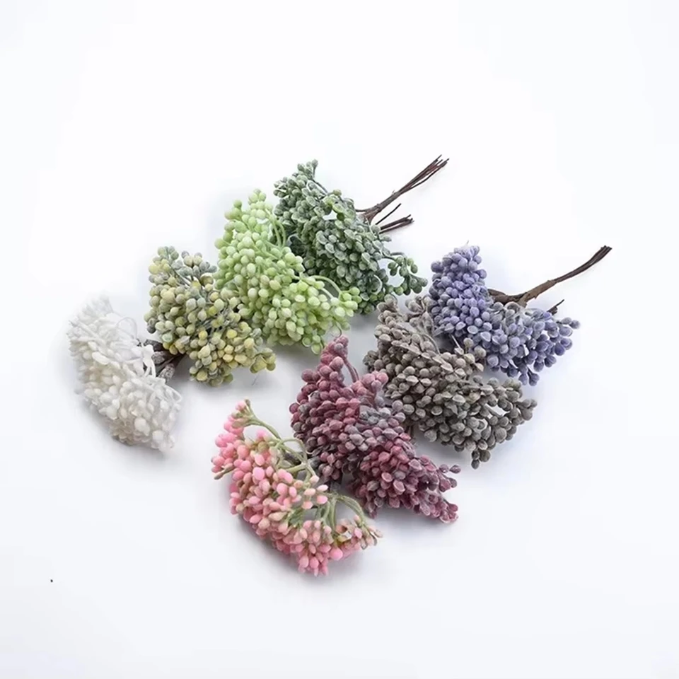 

Artificial Flowers Plants Home Room Decora Yard Garden ornament Household Wedding Bridal Vases fillers DIY gift box Accessories