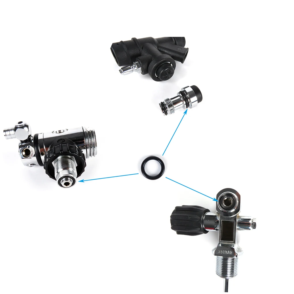 20PCS O Ring Round Smooth Sealing Gasket Washers Inflation Button Tank