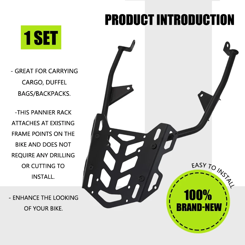 For Kawasaki Z650RS Rear Luggage Rack Motorcycle Accessories Top Case Rear Rack Carrier Z650 RS Z 650RS 2022 2023 2024