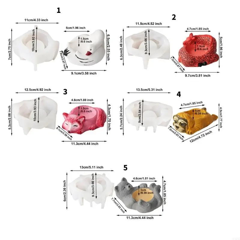 Multifuntional Mold Base Molds Crafting Moulds Animal Candlestick Molds Silicone Bracket Moulds