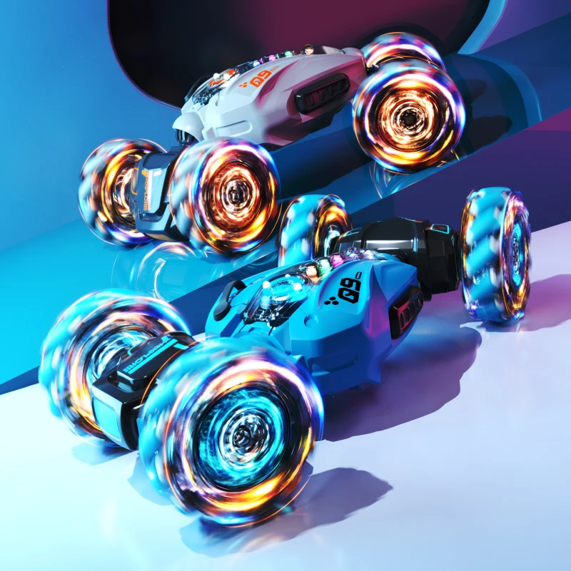 Gesture-sensing spray remote-controlled car, stunt vehicle, transforming car, light and music racing car, horizontal drift car,