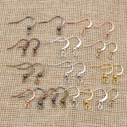 100pcs/lot 19x18mm DIY Earring Findings Earrings Clasps Hooks Fittings DIY Jewelry Making Accessories Brass Hook Earwire Jewelry