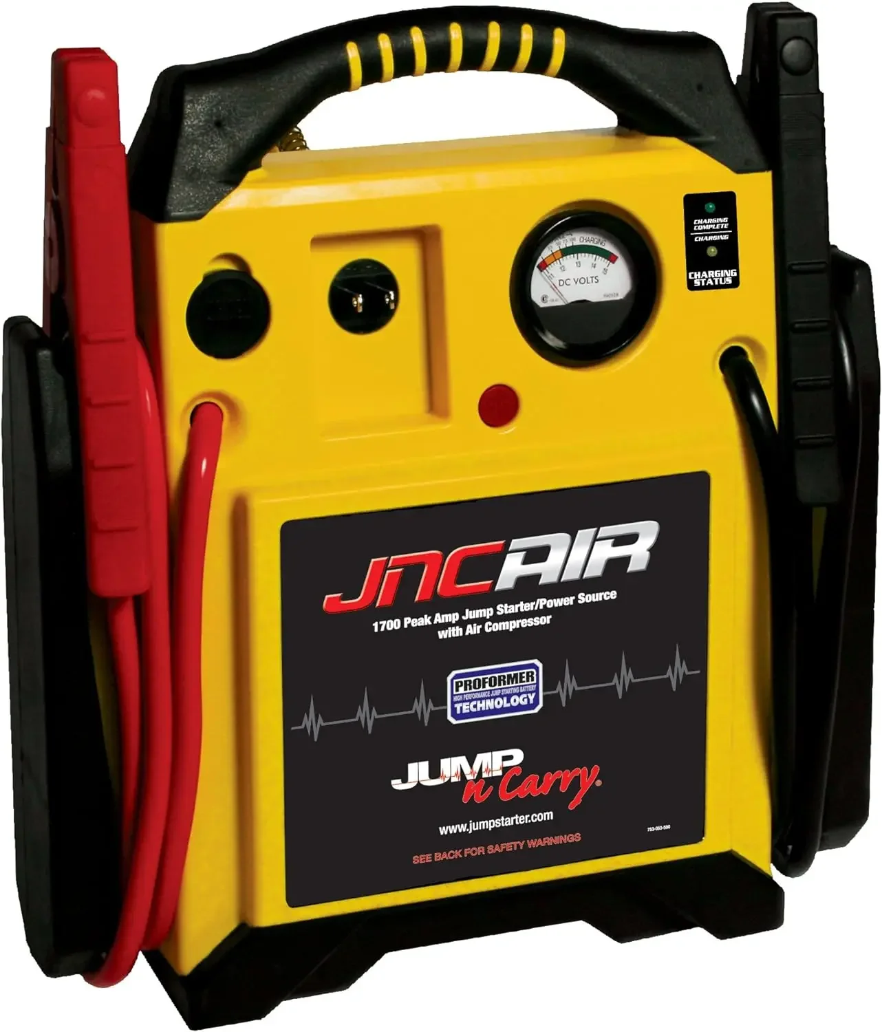 

Clore Automotive Jump-N-Carry JNCAIR 1700 Peak Amp Jump Starter with Air Compressor