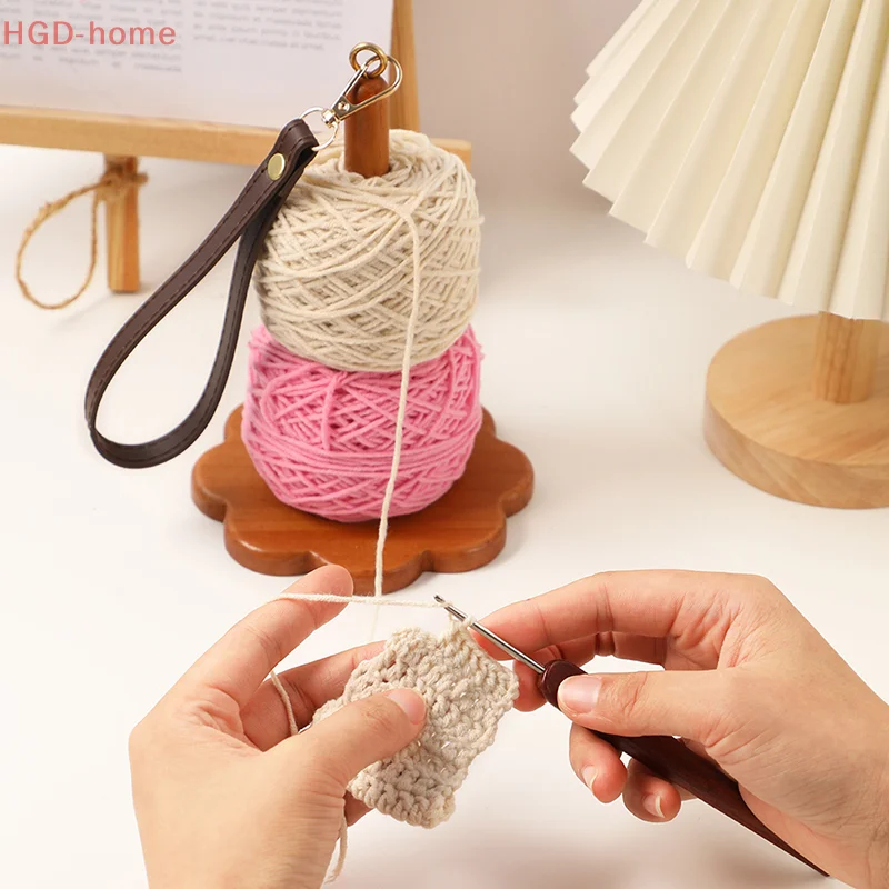 Portable Wrist-Mounted Yarn Holder For Knitting & Crocheting - Compact & Convenient Yarn Dispenser For Craft Enthusiasts