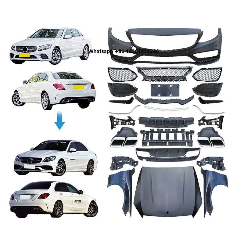

Kit for W221 to W223 for S Class W221 Upgrade to New W223 Body Kit S63