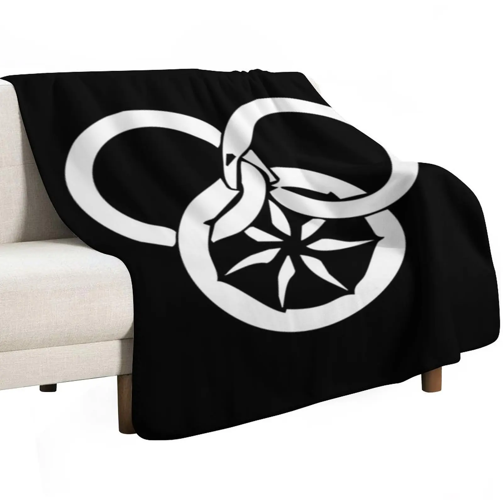 Wheel of Time Logo Throw Blanket Multi-Purpose Luxury Travel for sofa Loose Baby Blankets