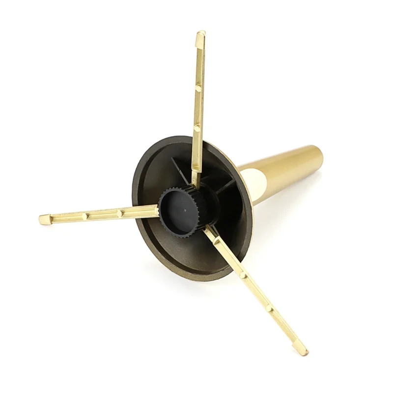 

A44M 1 PCS Trumpet Stand Holder With 3 Leg Metal Stand Portable Gold For Trumpet Brass Instrument Accessories