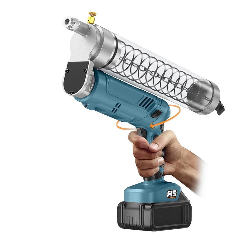 New Electric Butter Gun Lithium Battery Excavator 24V High Voltage Oil Injection Measurement Quantitative Caterpillar Shooting
